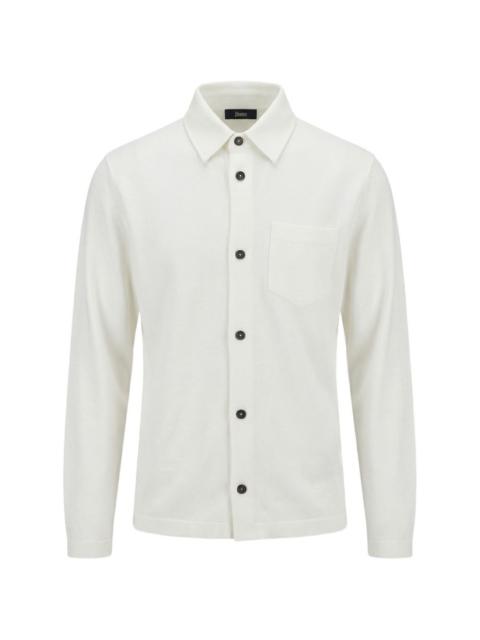 Herno long-sleeve cotton shirt