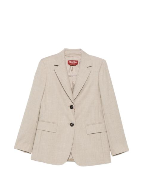 Max Mara Studio Max Mara Studio Single-breasted Notched-lapel Blazer