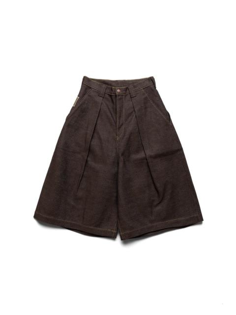 Kapital Century Denim KOME-KOME Jorts L's - Kakishibu (N5S)