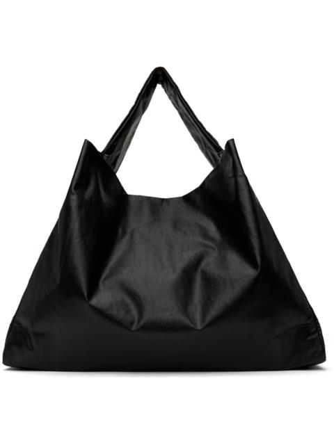 KASSL Editions Black Shoulder Oil Tote