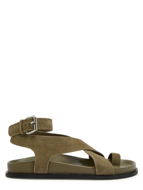 A.EMERY A.emery Jalen Cross-over Suede Sandals