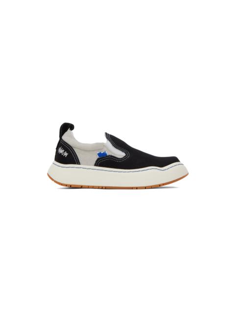 ADER error Black Embroidered Sneakers