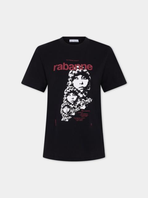 rabanne BLACK VISCONTI-INSPIRED T-SHIRT