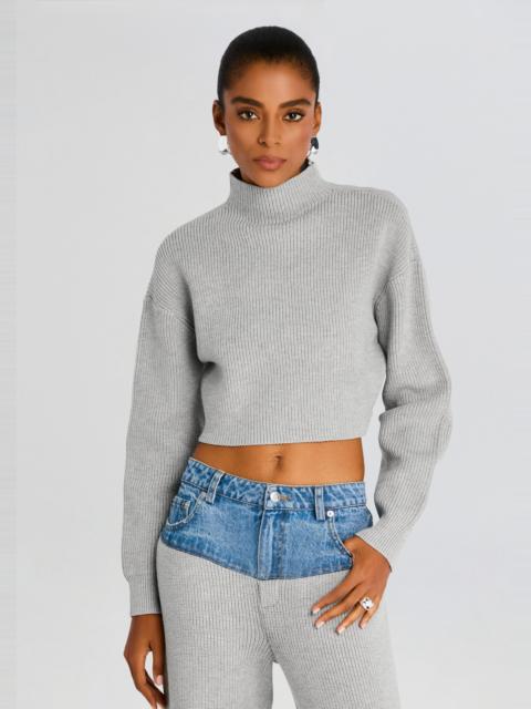RETROFÊTE CARMEN MID CROPPED SWEATER