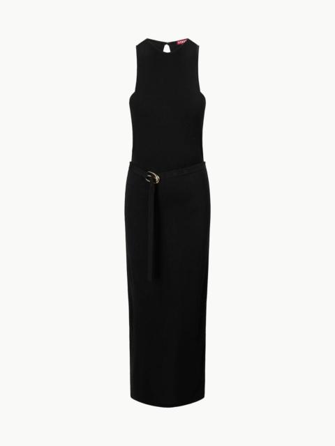 STAUD BRANDY DRESS BLACK