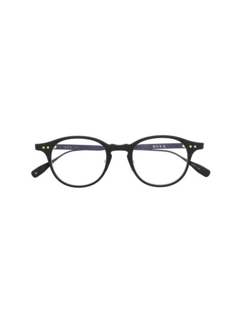 DITA Ash engraved.-logo detail glasses