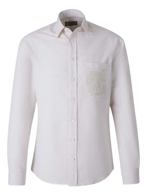 Canali chest-pocket shirt