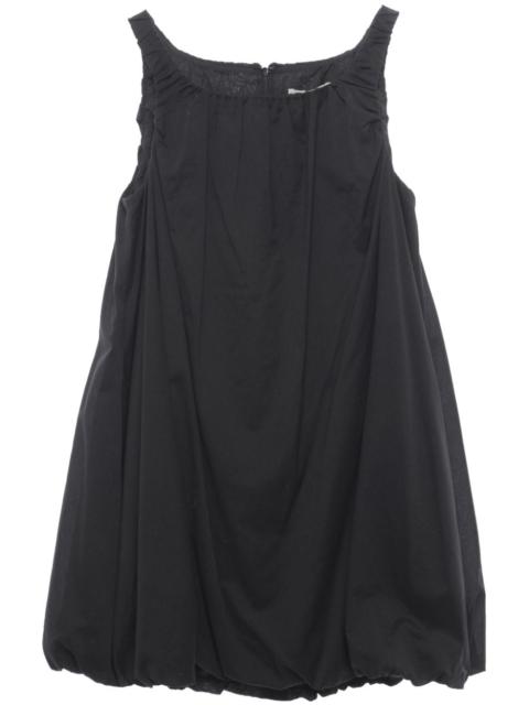 AMOMENTO puffball cotton minidress