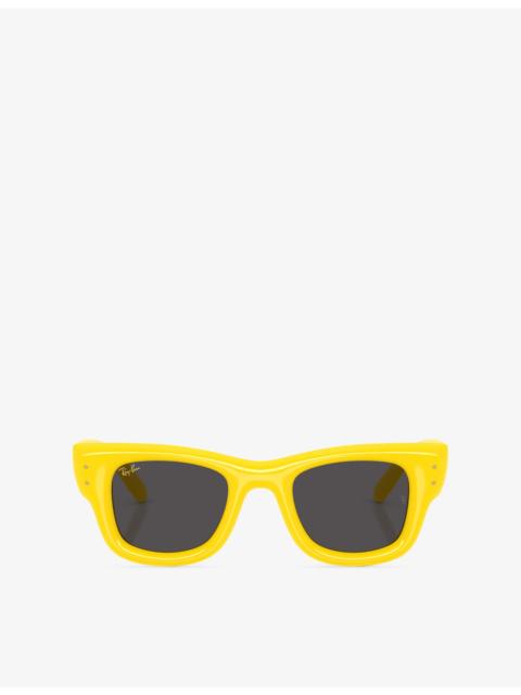 Ray-Ban RB4940 Wayfarer Puffer Square-Frame Nylon Sunglasses