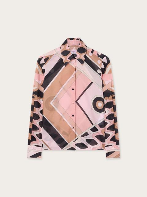 PUCCI VIVARA PRINT COTTON SHIRT