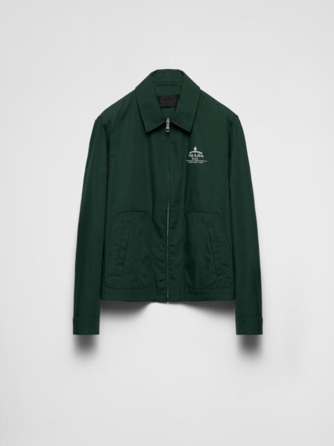 Prada Cotton blend blouson jacket