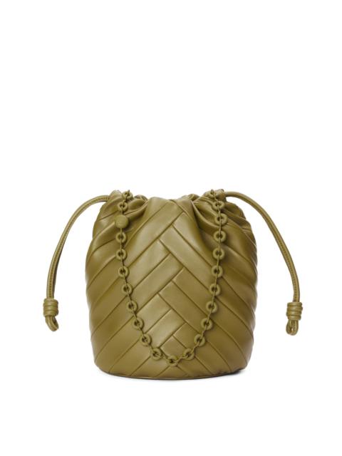 Flamenco Purse Bucket bag in mellow nappa lambskin