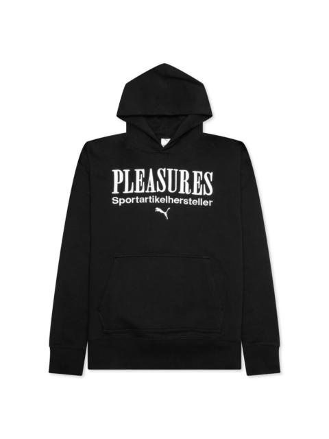 PUMA PUMA X PLEASURES GRAPHIC HOODIE - BLACK