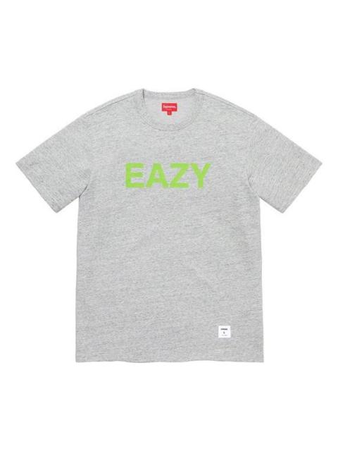 Supreme Supreme SS20 Week 1 Eazy S/S Top Alphabet Short Sleeve Unisex Gray SUP-SS20-226