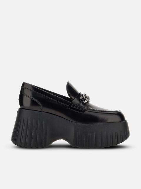 HOGAN Loafers Hogan H-Stripes Black