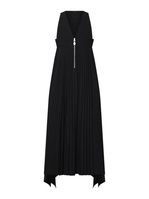 Louis Vuitton V-Neck Pleat Dress