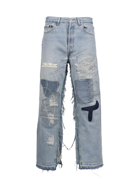 *Better With Age STERLING REPAIR DOUBLE-WIDE DENIM TROUSER / ASSORT