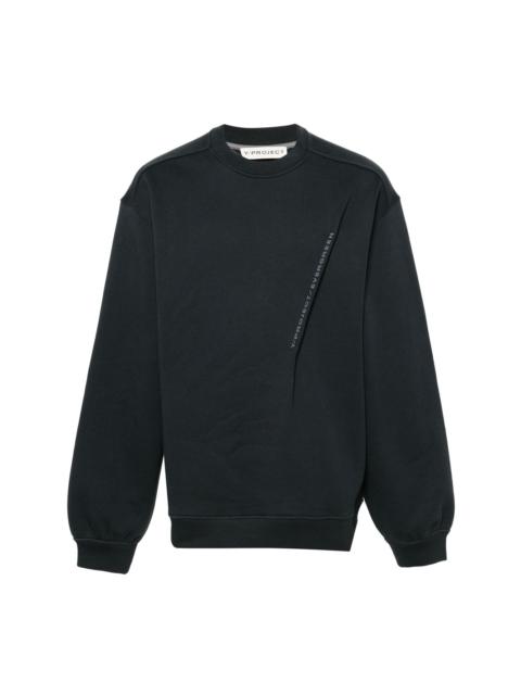 Y/Project Pinched Logo cotton sweatshirt