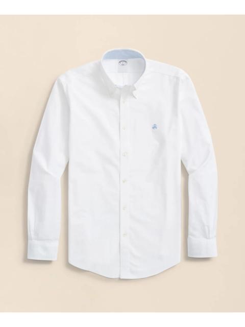 Brooks Brothers Stretch Non-Iron Oxford Button-Down Collar Sport Shirt