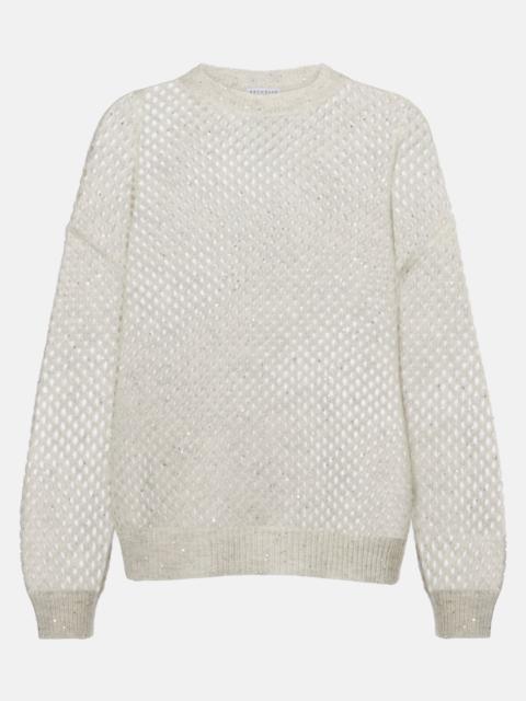 Ribbed-knit sweater
