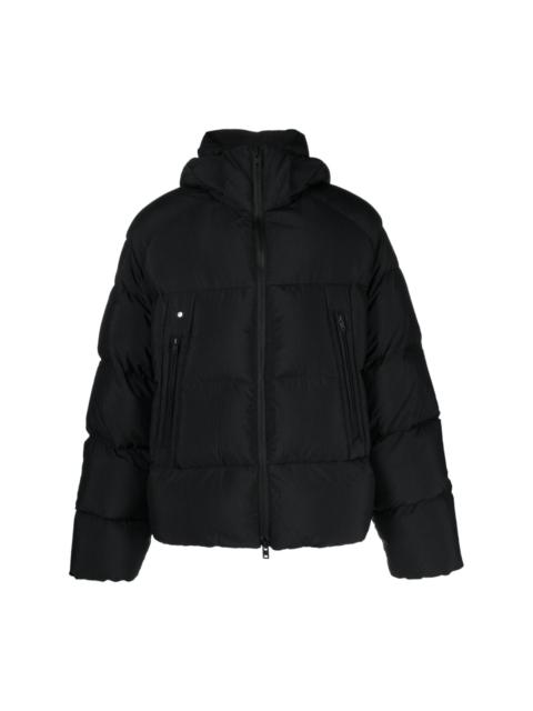 Y-3 hooded quilted puffer jacket