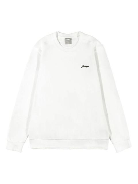 Li-Ning Li-Ning Basic Logo Sweatshirt 'White' AWDS795-2