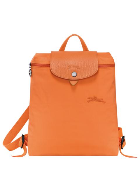 Longchamp Le Pliage Green M Backpack Orange - Recycled canvas