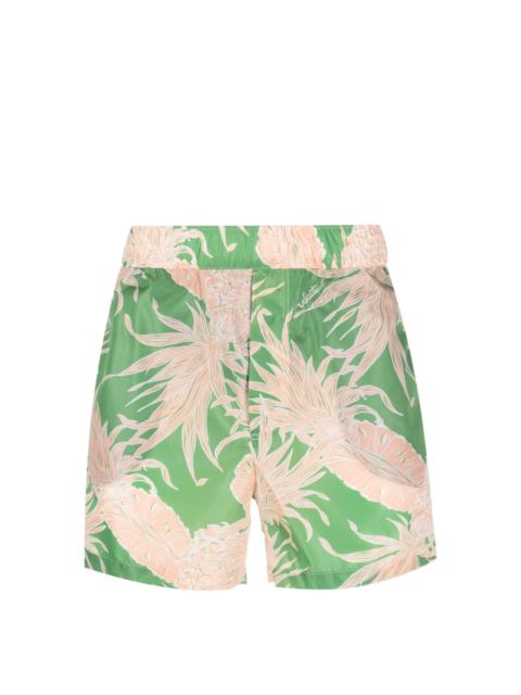 pineapple-print swim shorts
