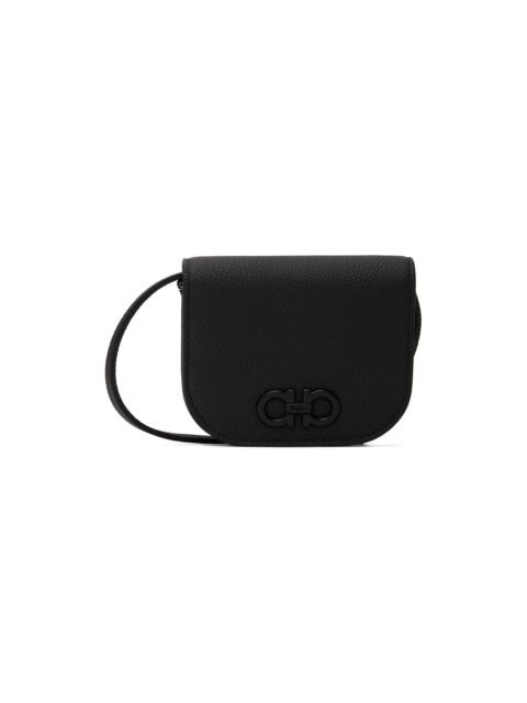 FERRAGAMO Black Mini Card Holder Bag