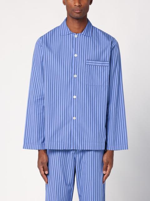 TEKLA Blue striped pyjama shirt