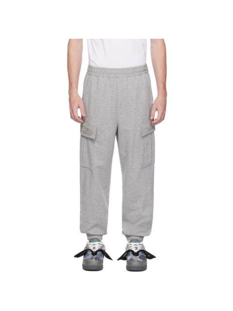 A BATHING APE® Gray Relaxed Fit Cargo Pants