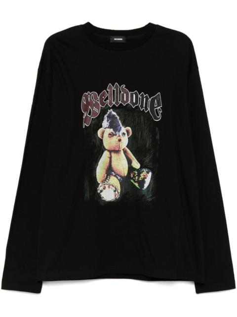 We11done graphic print T-shirt