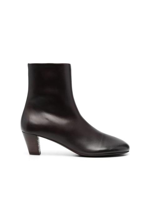 Marsèll round-toe leather ankle boots