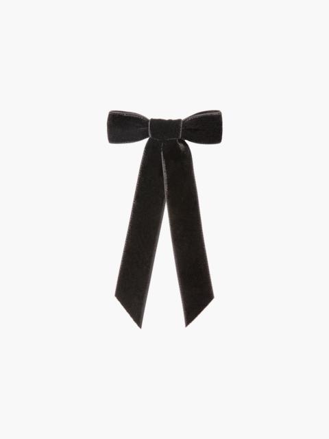 Jennifer Behr Velvet Bow Barrette