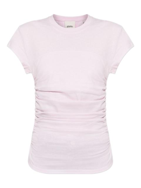 Isabel Marant gathered-detail cotton t-shirt