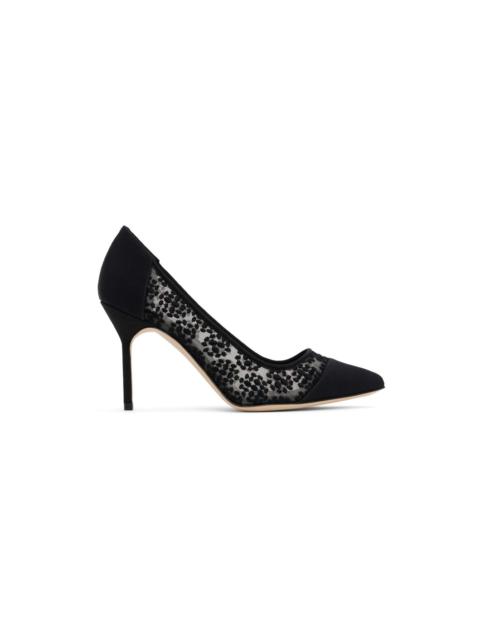 Manolo Blahnik Black Capcour Heels