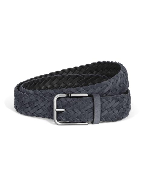 Montblanc 35 MM BELT IN SUEDE WITH SQUARE MEISTERSTÜCK BUCKLE L