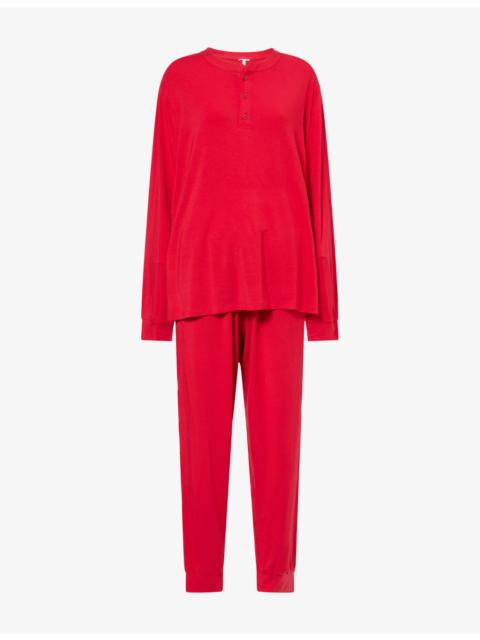 eberjey Henry Relaxed-Fit Stretch-Jersey Pyjamas