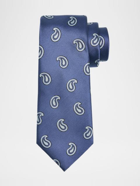GIORGIO ARMANI Men's Jumbo Paisley Silk Tie