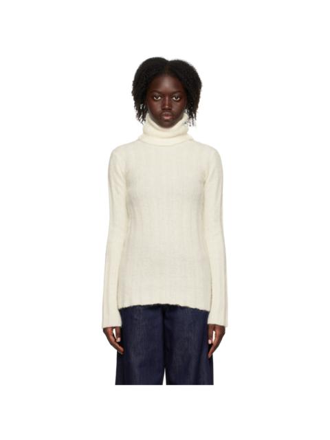 House of Dagmar Off-White Marcel Turtleneck