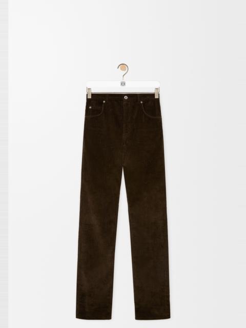 Loewe Trousers in cotton corduroy