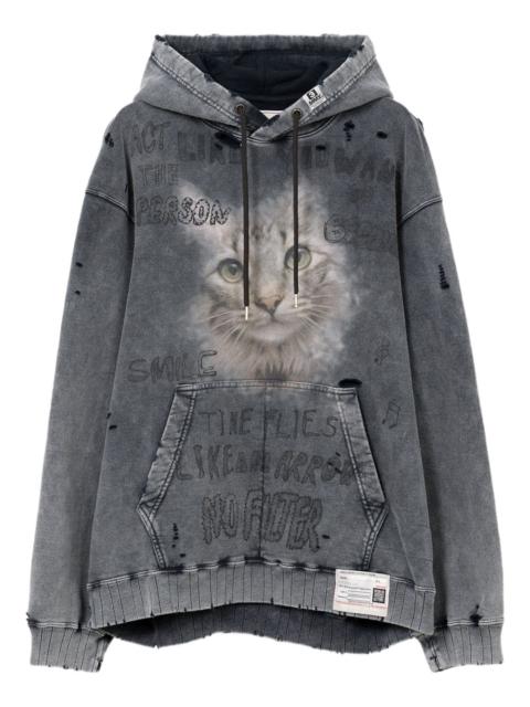 Maison MIHARAYASUHIRO bleached hoodie