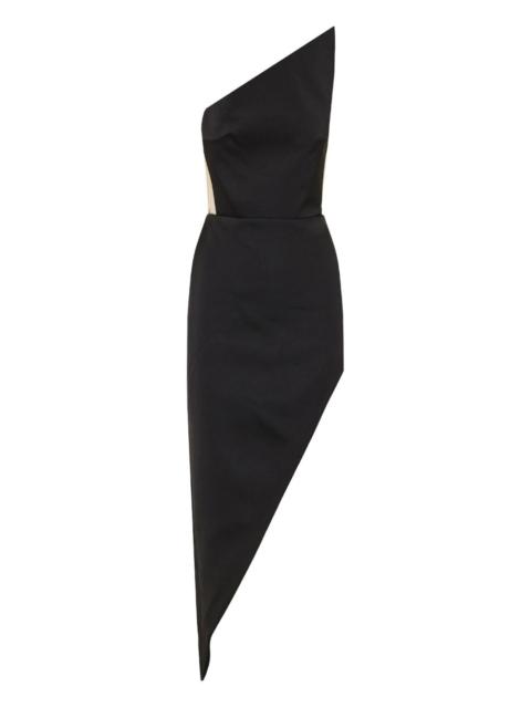 David Koma asymmetric one-shoulder dress