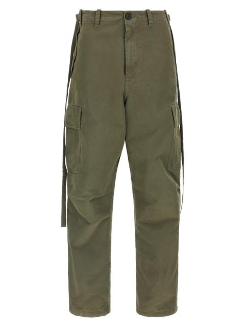 FENDI Double Stitch Embroidery Pants