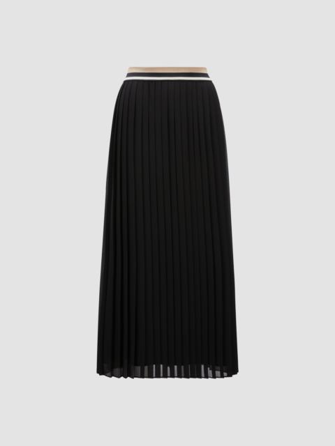 Moncler Pleated Maxi Skirt