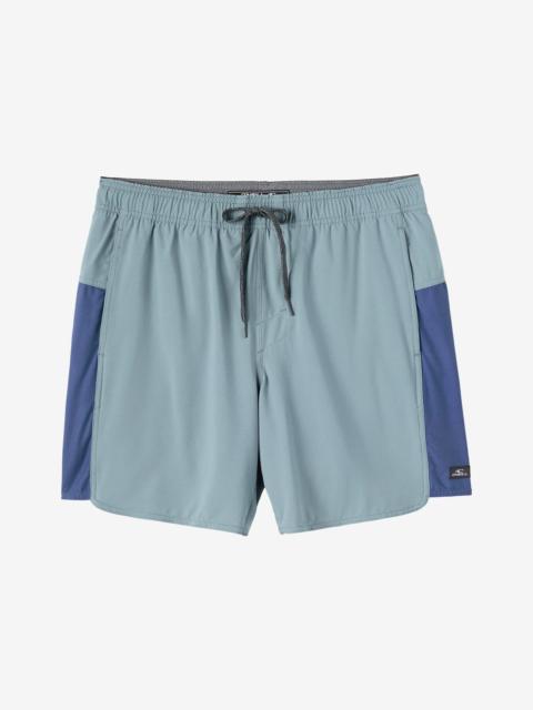 O'Neill Perform Light Tech Panel Lined Elastic Waist 17" Hybrid Shorts