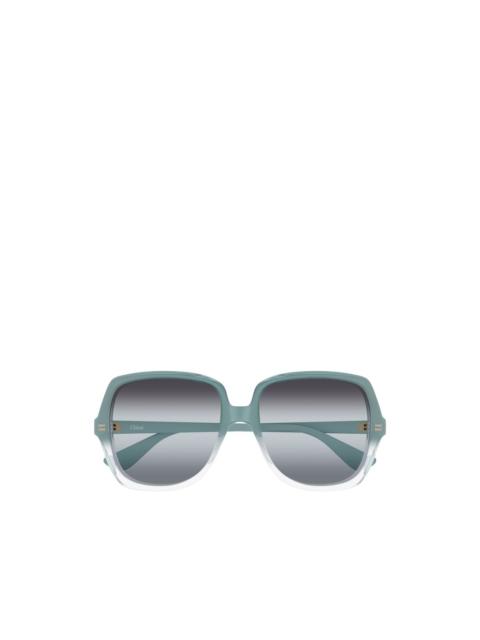 Chloé gradient-effect square-frame sunglasses