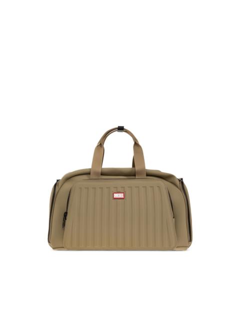 Diesel ribbed logo-patch duffle bag