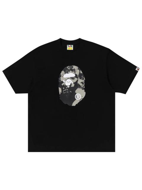 BAPE Shark Seijin Ape Head Relaxed Fit Tee 'Black'