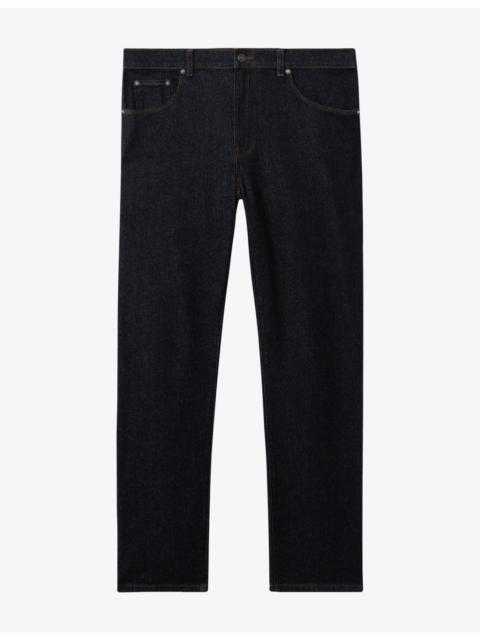 REISS Bishopsgate Straight-Fit Stretch-Denim Jeans